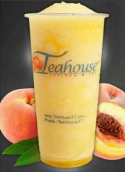 Order Peach Ice Blend food online from The Teahouse Tapioca & Tea store, Houston on bringmethat.com