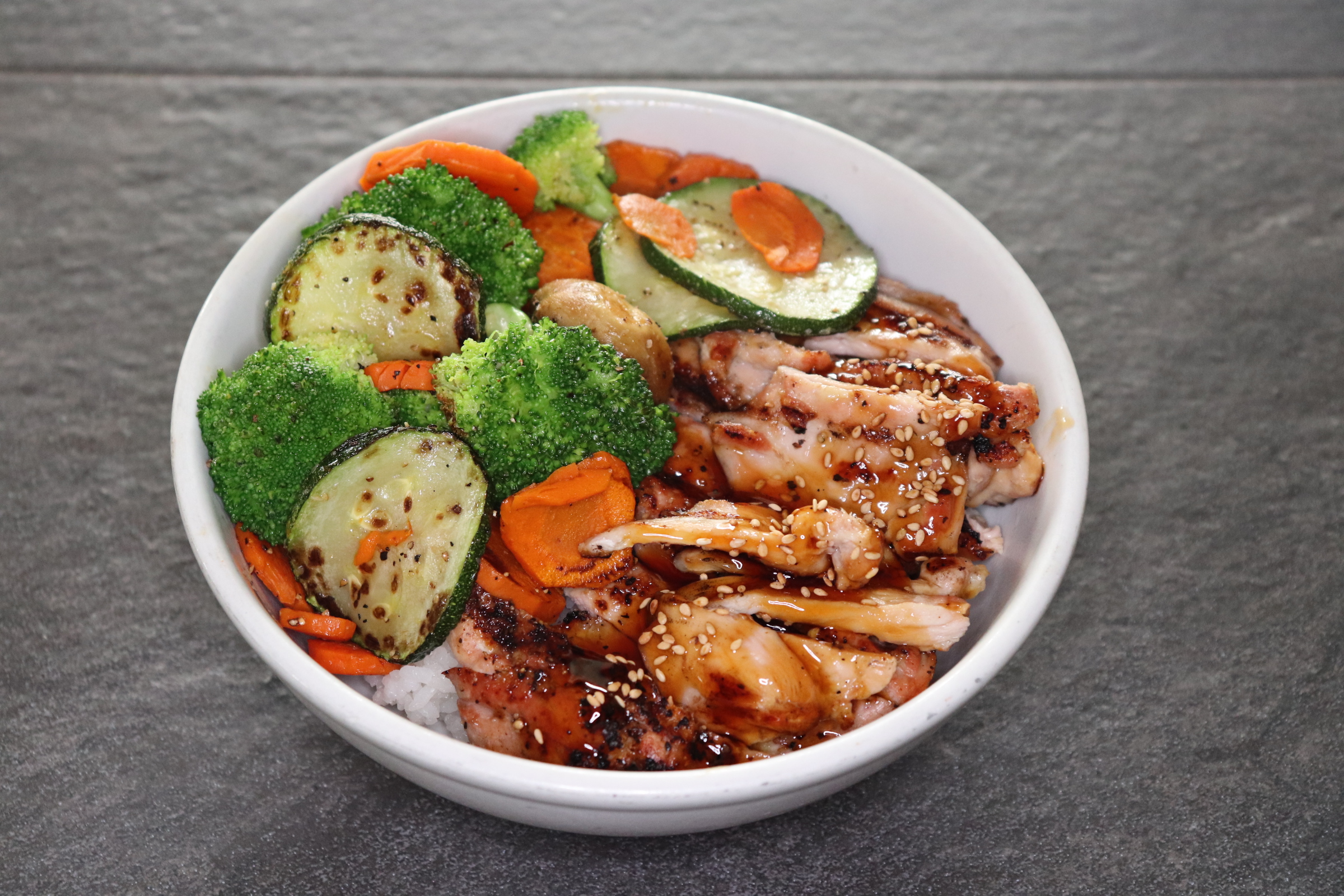 Order Grilled Chicken Teriyaki Bowl food online from Toshiko Ramen And Sushi Bar store, Fresno on bringmethat.com