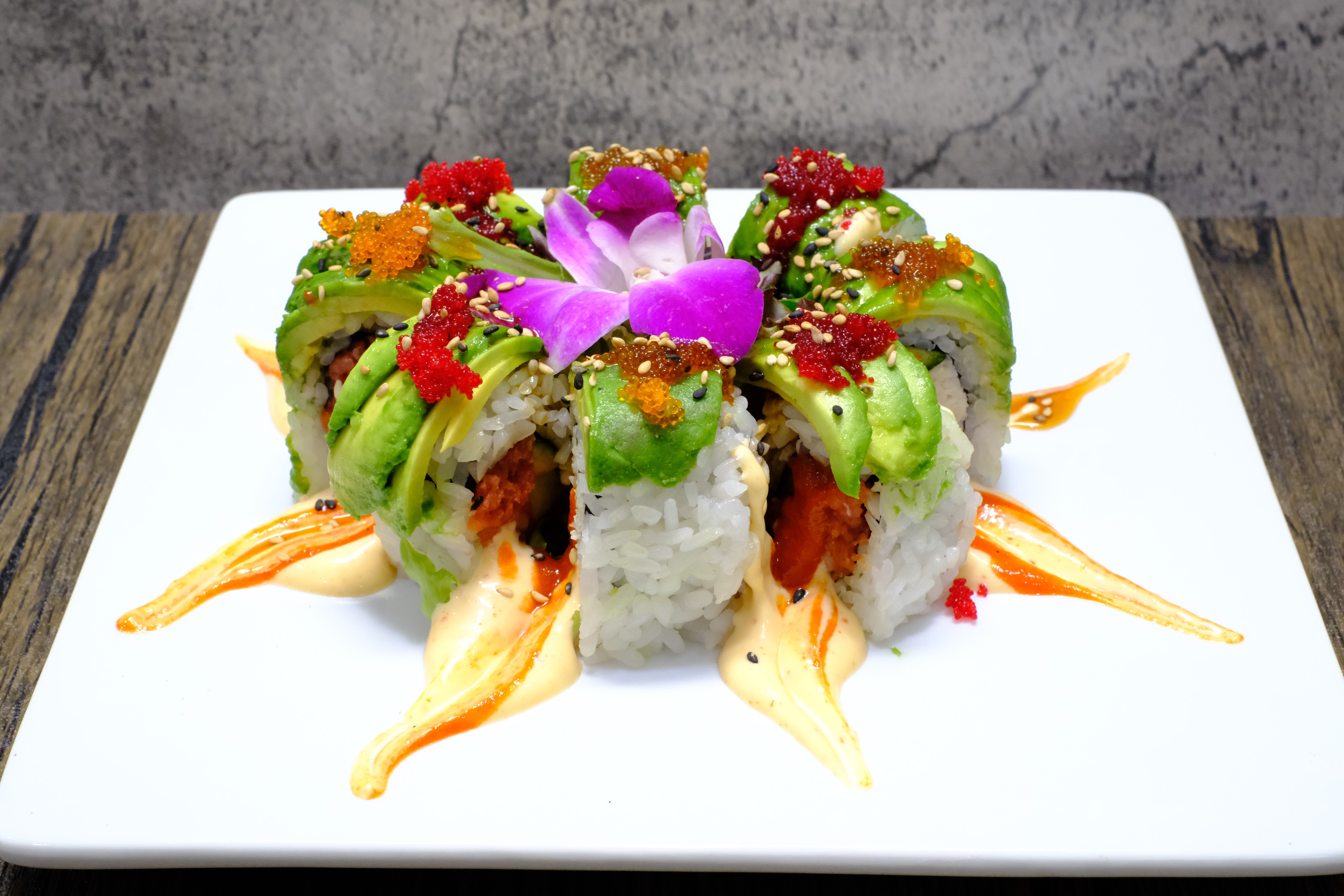 Order Starfish Roll food online from Banzai Japanese Bar & Kitchen store, Fresno on bringmethat.com