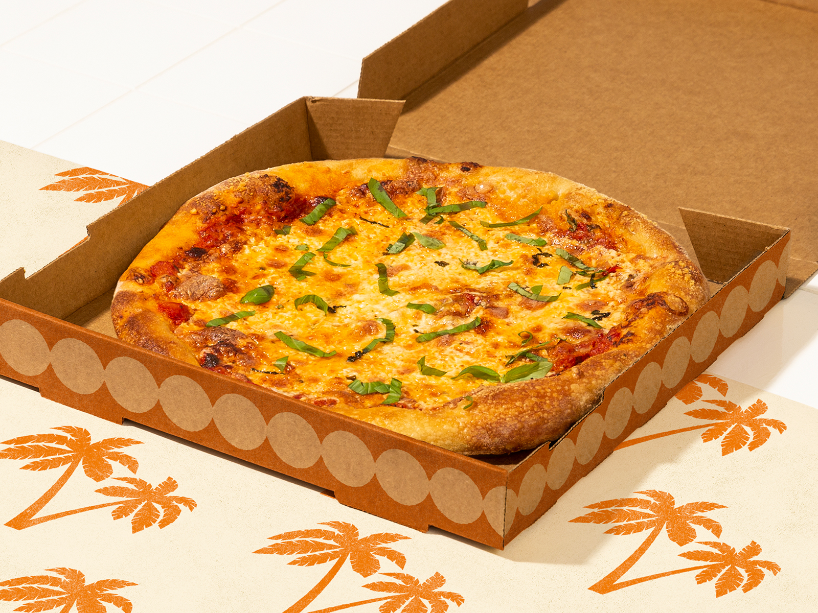 Order Gluten Free Margharita Pizza food online from Groovy Island Pizza Co. store, Fullerton on bringmethat.com