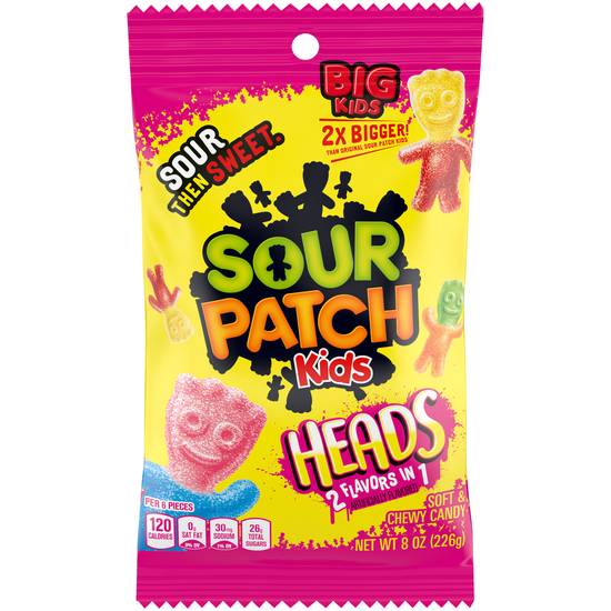 Order Sour Patch Kids Heads 2 Flavors In One (8 oz) food online from Rite Aid store, Eugene on bringmethat.com
