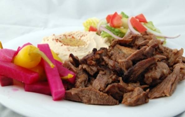 Order Gyro Plate food online from Mashawi Grill store, Redondo Beach on bringmethat.com