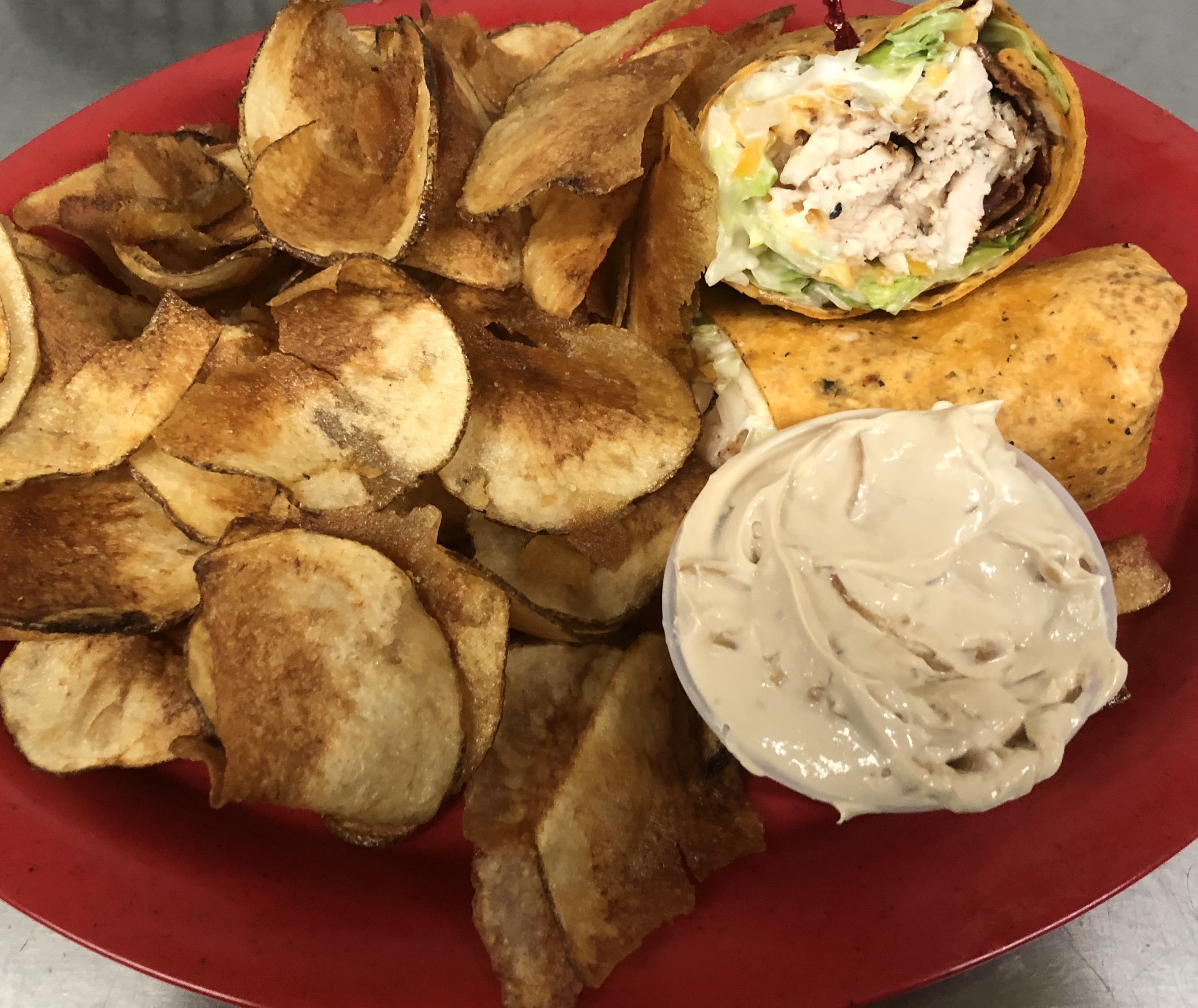 Order Chicken Bacon Ranch Wrap food online from Shotz Bar & Grille store, Austintown on bringmethat.com