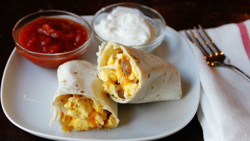 Order Breakfast Burrito food online from Akh's Cafe store, San Francisco on bringmethat.com