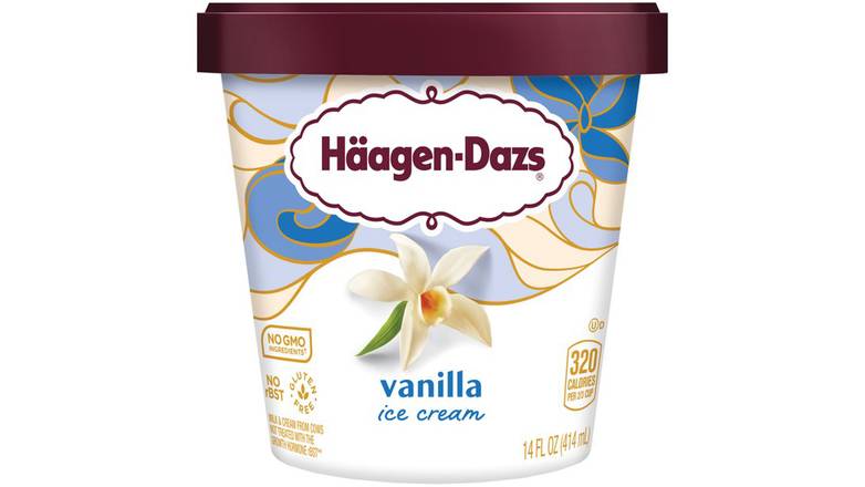 Order HAAGEN-DAZS Ice Cream, Vanilla food online from Riverside Sunoco store, Westport on bringmethat.com