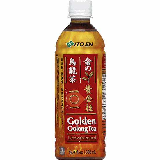 Order Ito En Tea Golden Oolong Unsweetened Tea* food online from IV Deli Mart store, Goleta on bringmethat.com
