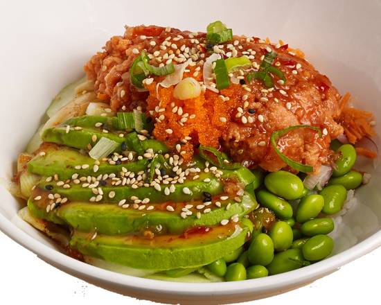 Order H7. Spicy Tuna Poke food online from Poke Burrito store, Oak Park on bringmethat.com