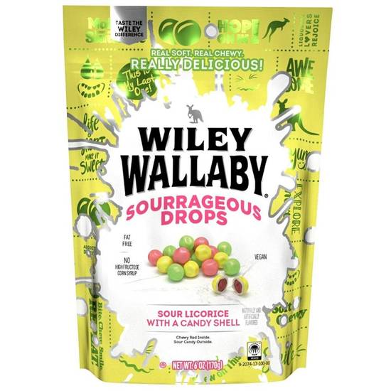 Order Wiley Wallaby Sourrageous Drops food online from IV Deli Mart store, Goleta on bringmethat.com