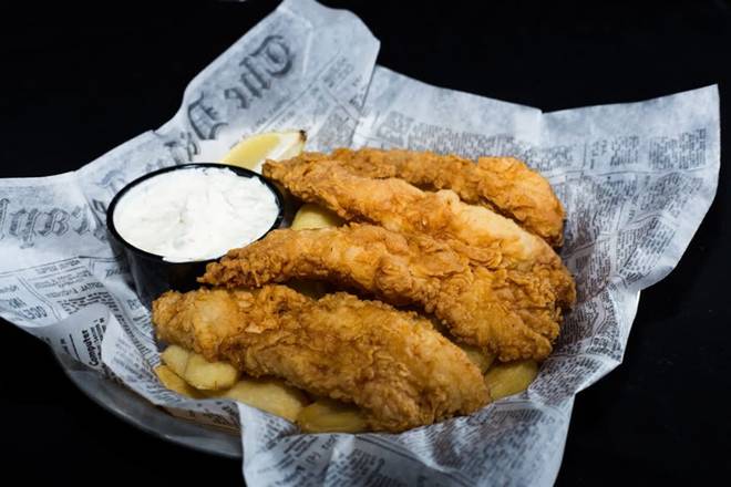 Order Fish & Chips food online from Three Dollar Cafe store, Norcross on bringmethat.com