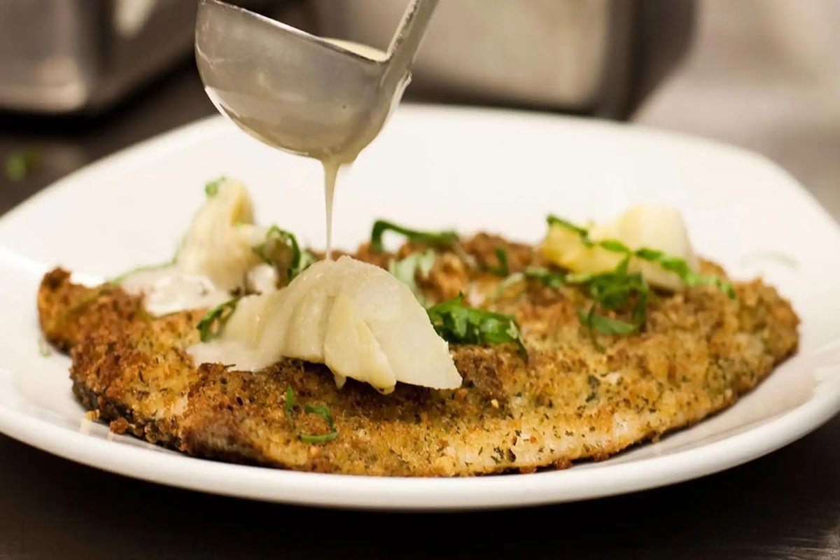 Order Parmesan-Crusted Rainbow Trout  food online from 7106-Bonefish Grill store, Snellville on bringmethat.com