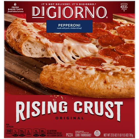 Order DIGIORNO Frozen Pizza - Frozen Pepperoni Pizza - 27.5 oz Rising Crust Pizza food online from Cvs store, DES MOINES on bringmethat.com