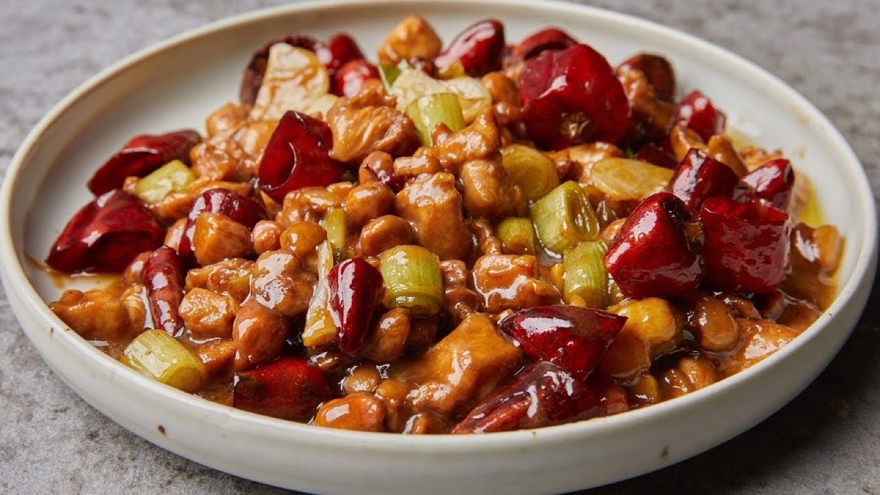 Order L8. Kung Pao Chicken w.Peanuts 宮保雞丁 (午) food online from Szechuan Gourmet store, New York on bringmethat.com