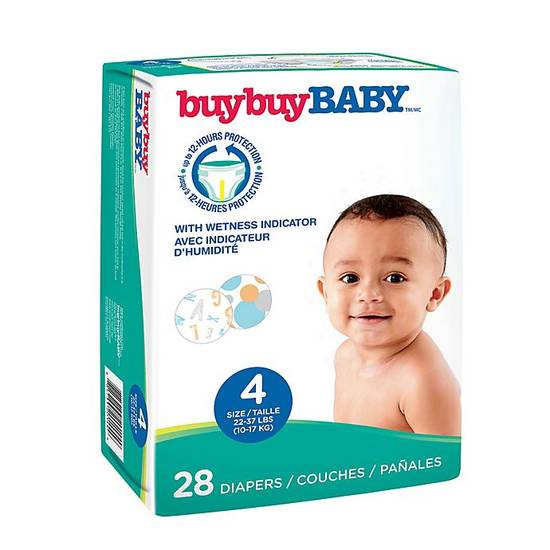 Order buybuy BABY™ 28-Count Size 4 Jumbo Diapers in Letters and Circles food online from buybuy BABY store, Elk Grove on bringmethat.com