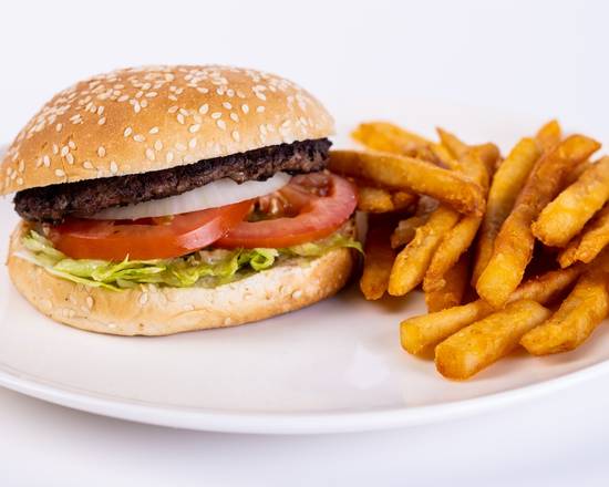 Order Hamburger with Fries food online from New York Chicken & Gyro store, Los Angeles on bringmethat.com