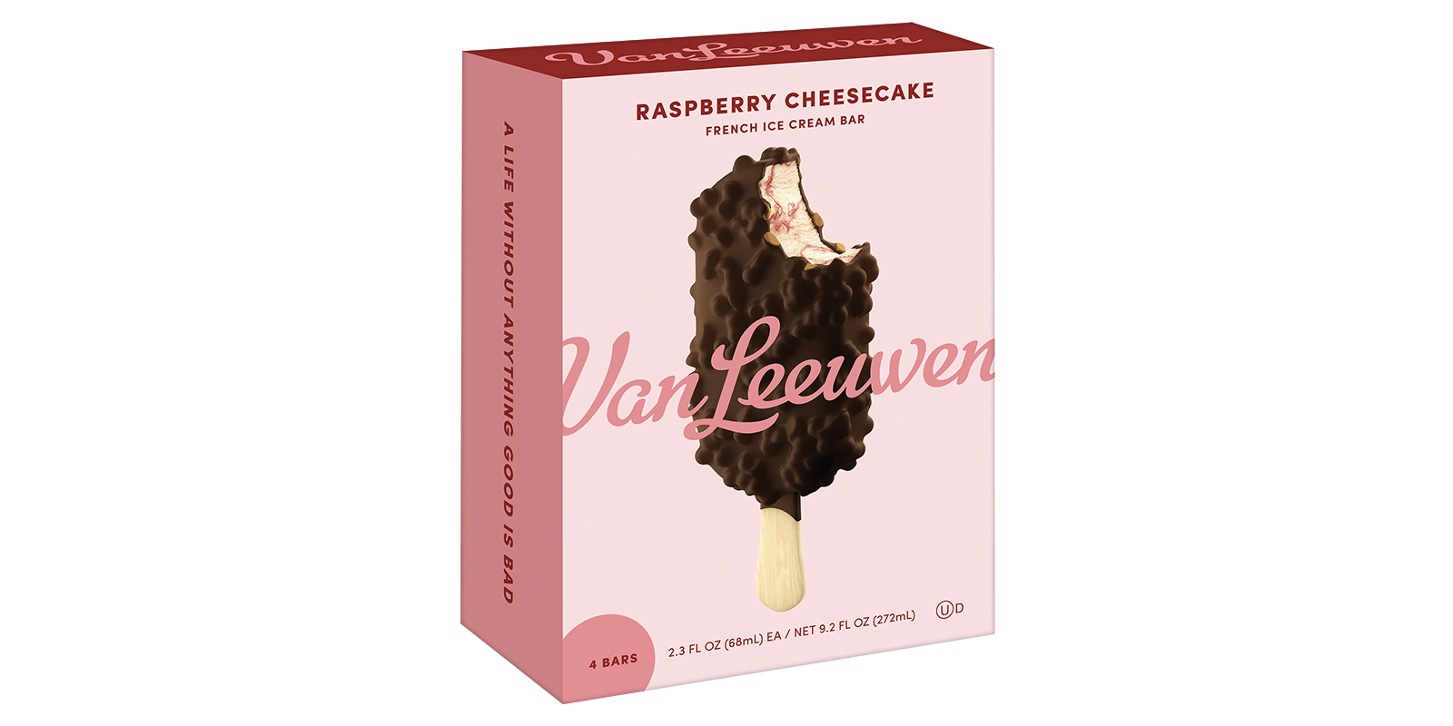 Order Raspberry Cheesecake Bars food online from Van Leeuwen Ice Cream store, Houston on bringmethat.com