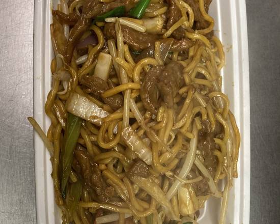 Order Beef Lo Mein food online from 5 Grains rice store, Harrison on bringmethat.com
