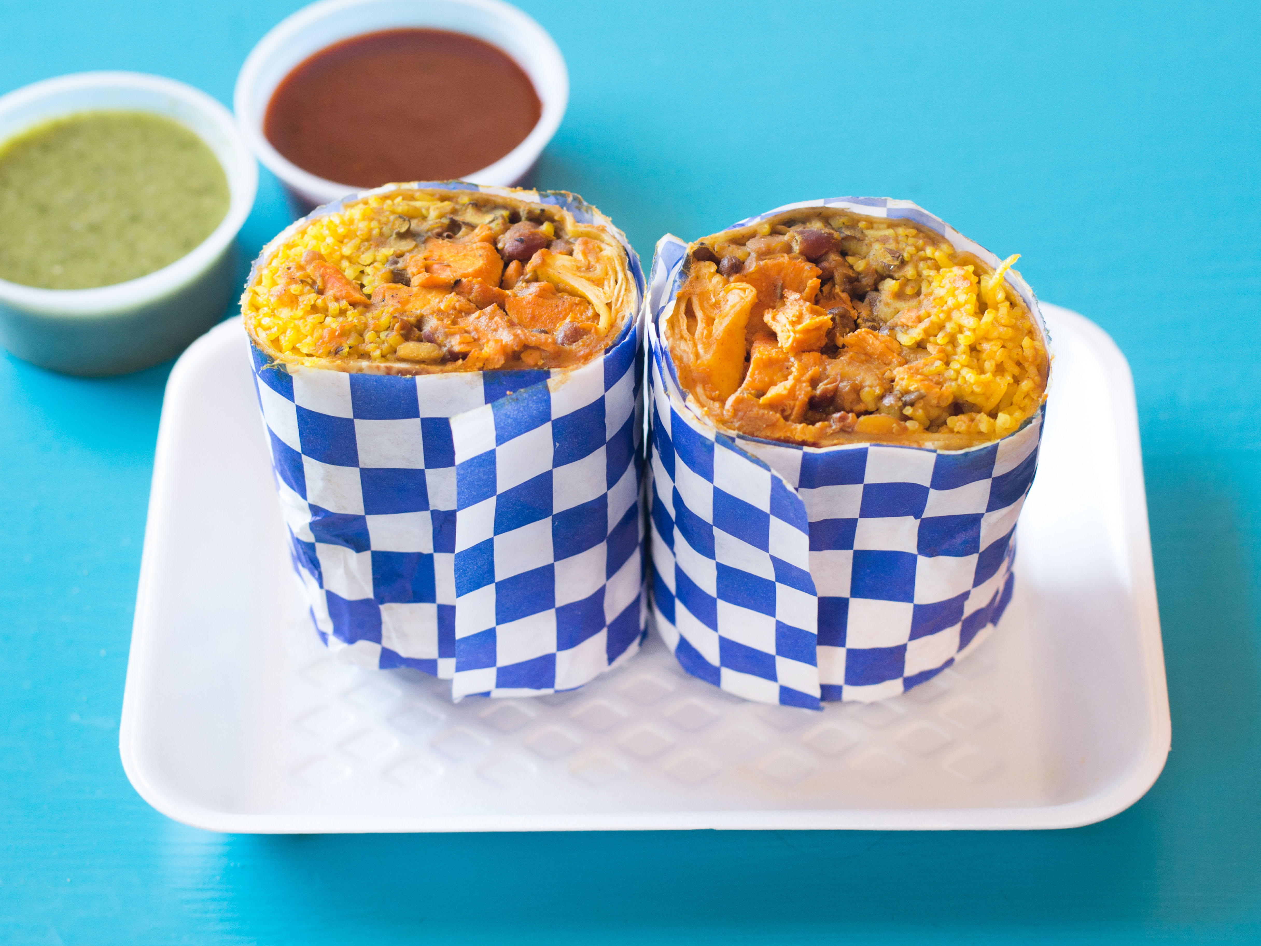 Order Chicken Tikka Burrito food online from Indimex Eats Indian Restaurant store, Los Angeles on bringmethat.com