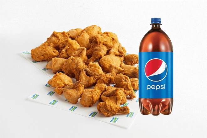 Order 50 Piece Chicken Platter (with Free Pepsi 2 Liter)  food online from Royal Farms store, Linthicum on bringmethat.com