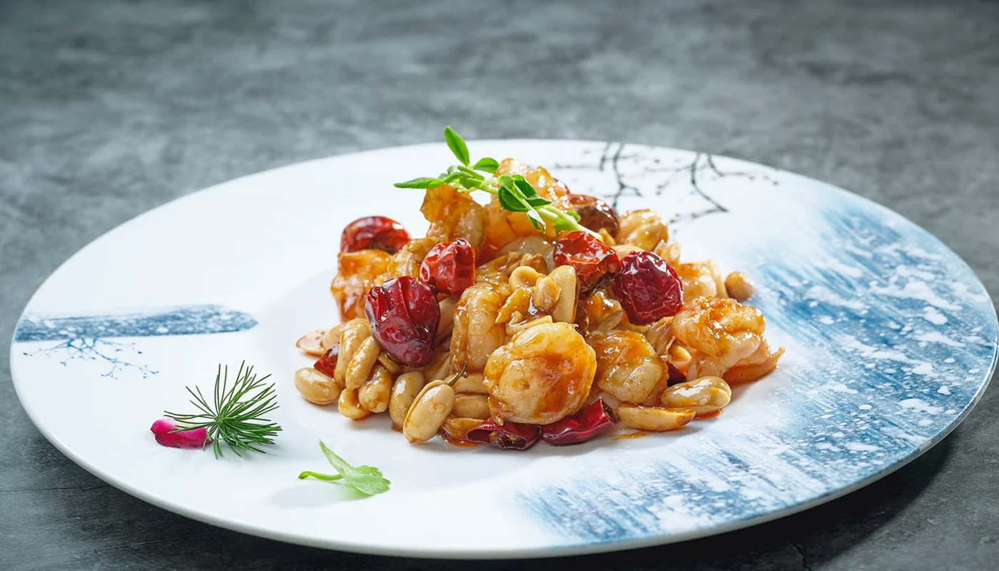 Order Kung Pao Shrimp and Scallop - 311 food online from Kirin Hot store, Lancaster on bringmethat.com