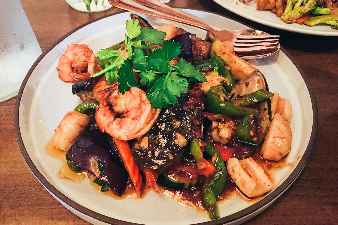 Order Spicy Seafood Mix food online from Thai Table store, Berkeley on bringmethat.com