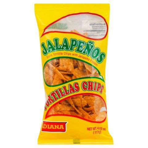 Order Diana Jalapeno Tortilla Chips 4.12oz food online from 7-Eleven store, Greenport on bringmethat.com