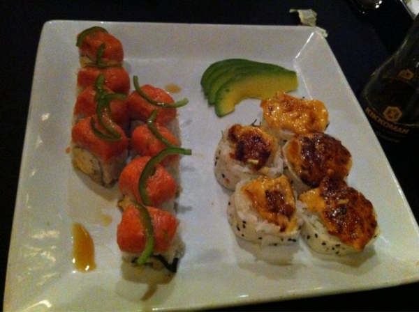 Order Red Dragon Roll food online from Ahi Sushi store, Studio City on bringmethat.com
