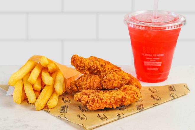 Order Kid’s All-Natural Chicken Tenders food online from Buona store, Oak Lawn on bringmethat.com