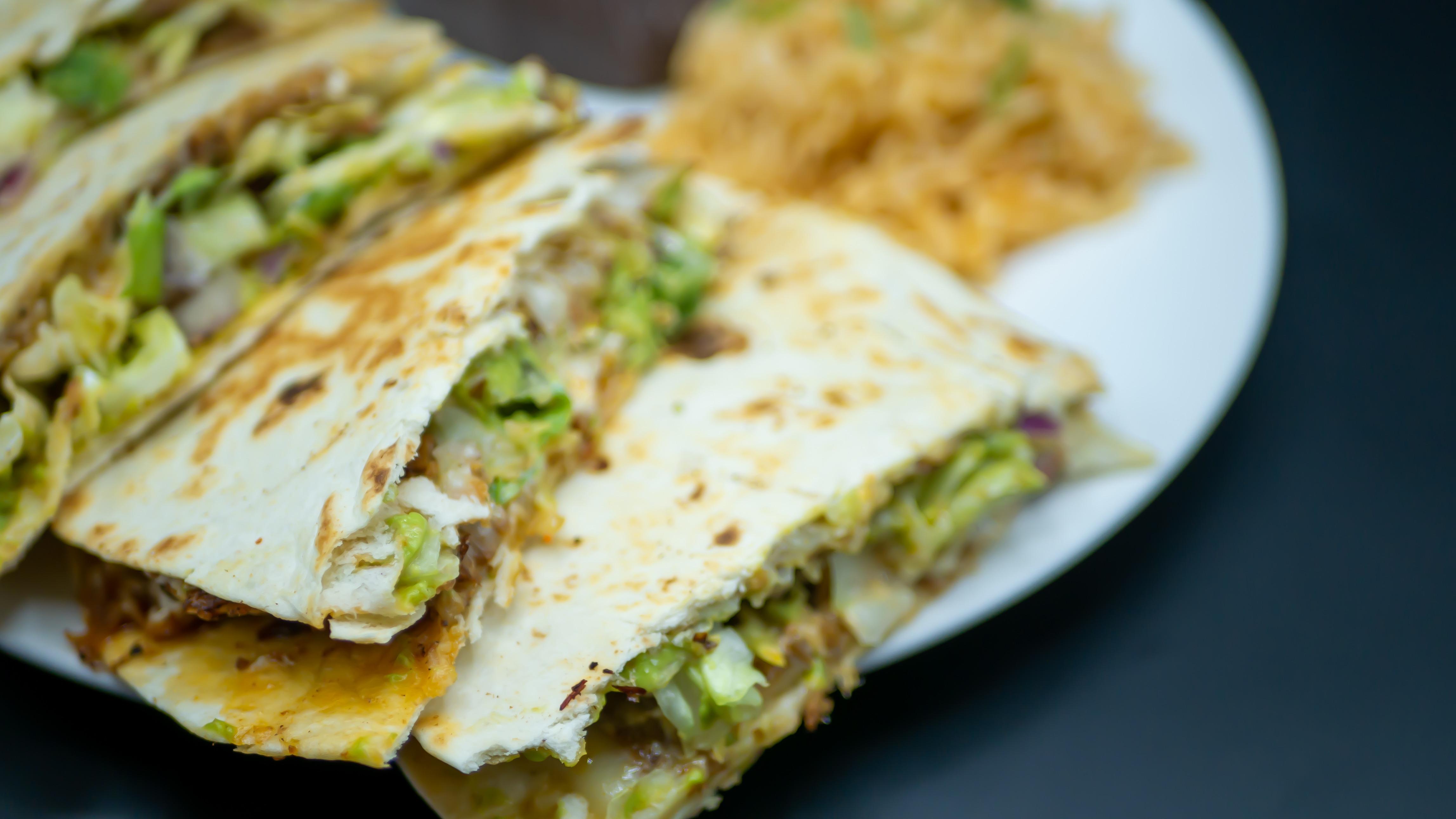 Order Quesadilla Montadas Meal food online from Tacos Locos The Real Mexican Flavor store, San Angelo on bringmethat.com