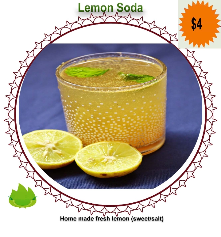 Order Fresh Lemon Soda food online from Dakshin Indian Bistro - N Hamilton Rd store, Columbus on bringmethat.com