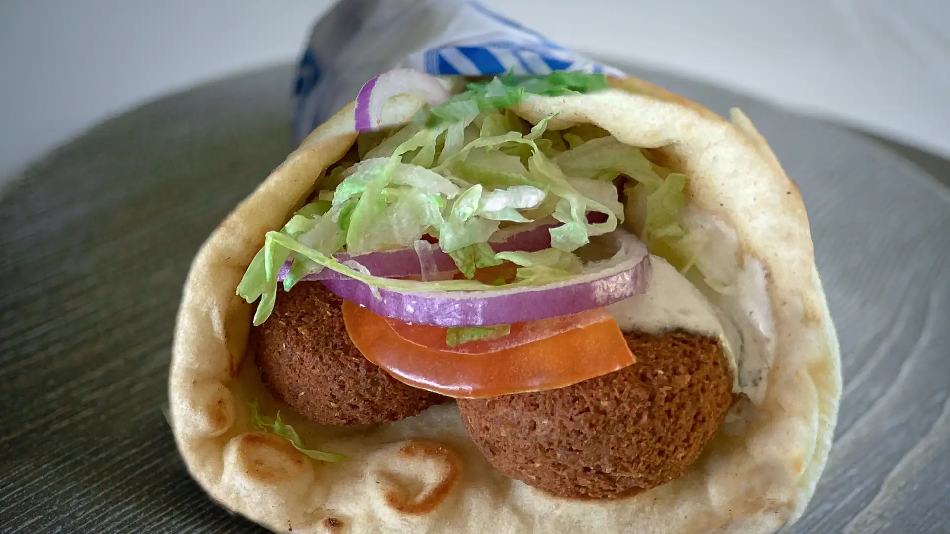 Order Falafel Pita food online from The Hungry Greek store, Hot Springs on bringmethat.com