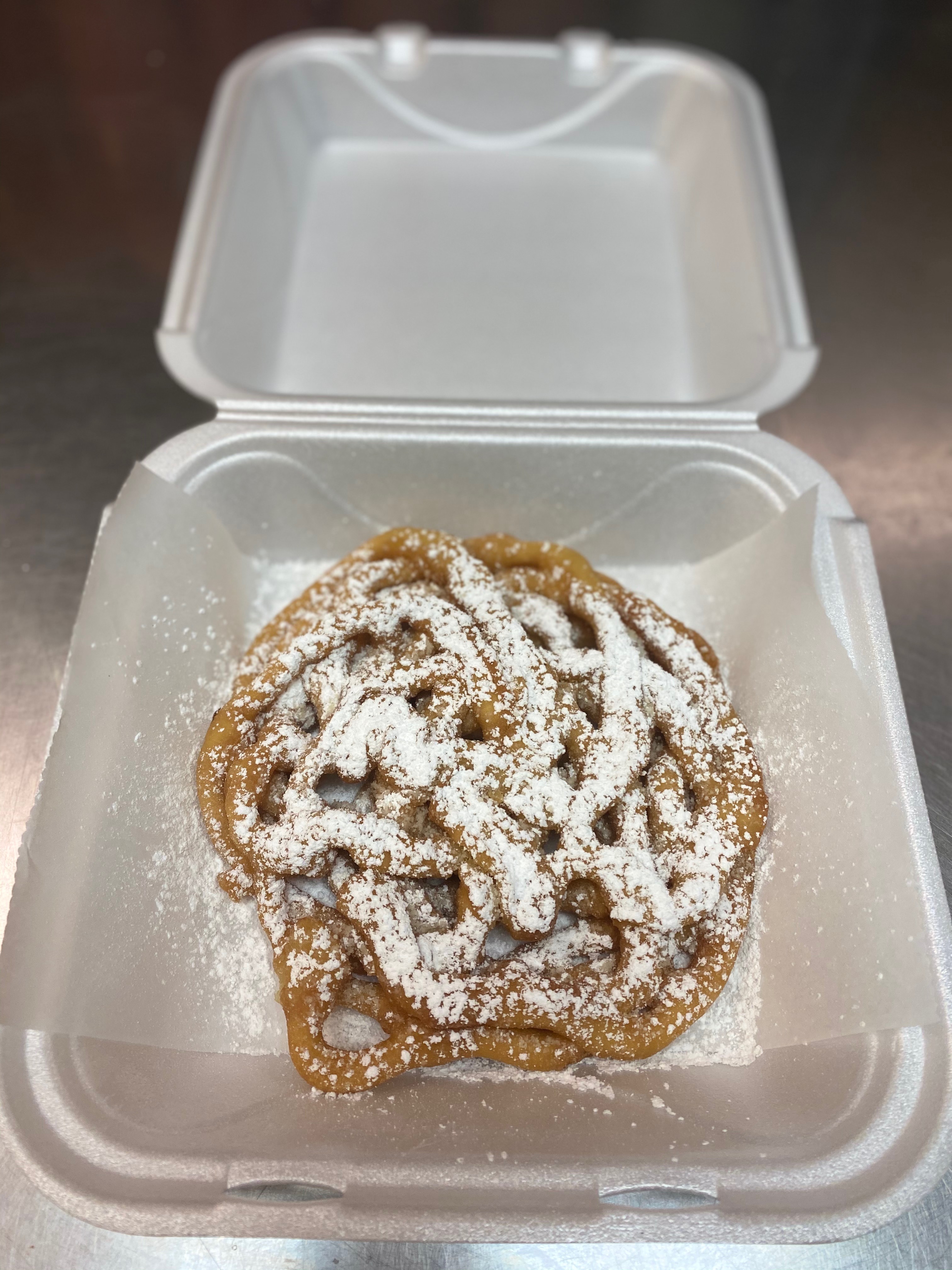 Order 9" Funnel Cake food online from Route 51 Wings store, Brentwood on bringmethat.com
