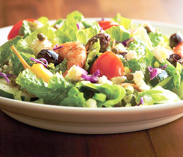 Order Pappas Greek Salad food online from Pappadeaux Seafood store, Houston on bringmethat.com
