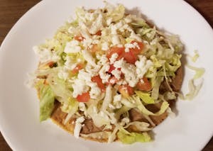 Order Tostada Regular food online from Mexico Restaurant store, Des Plaines on bringmethat.com
