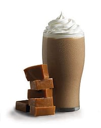 Order Caramel Latte Frappe food online from Joker Koffee store, Arcadia on bringmethat.com