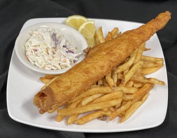 Order Beer Battered Fish & Chips food online from Cooper Cave Ale Company store, Glens Falls on bringmethat.com