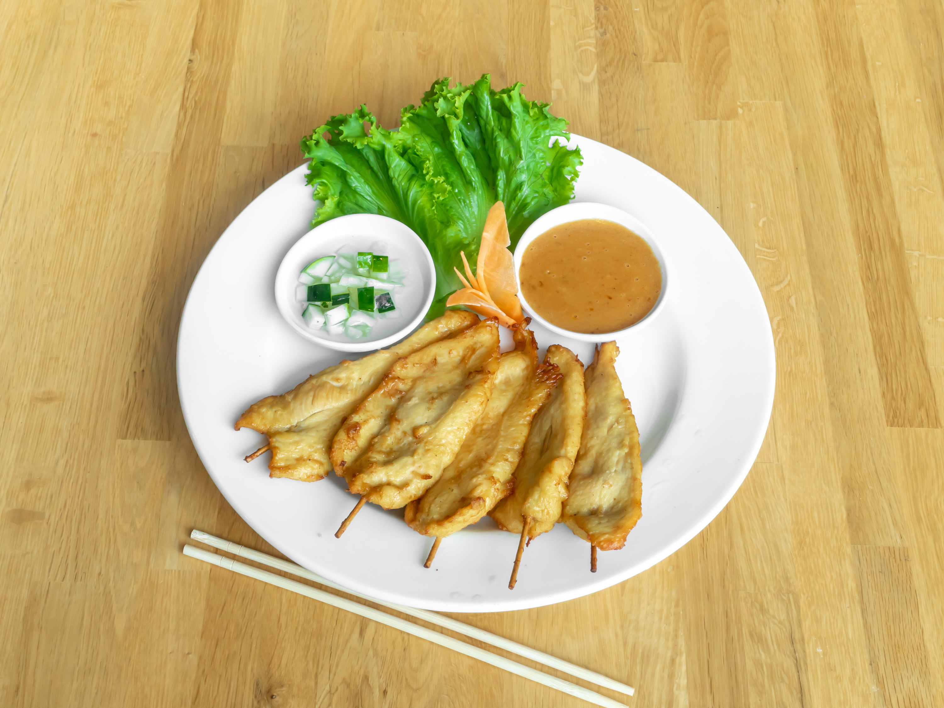Order Chicken Satay food online from Karta Thai store, Saint Paul on bringmethat.com