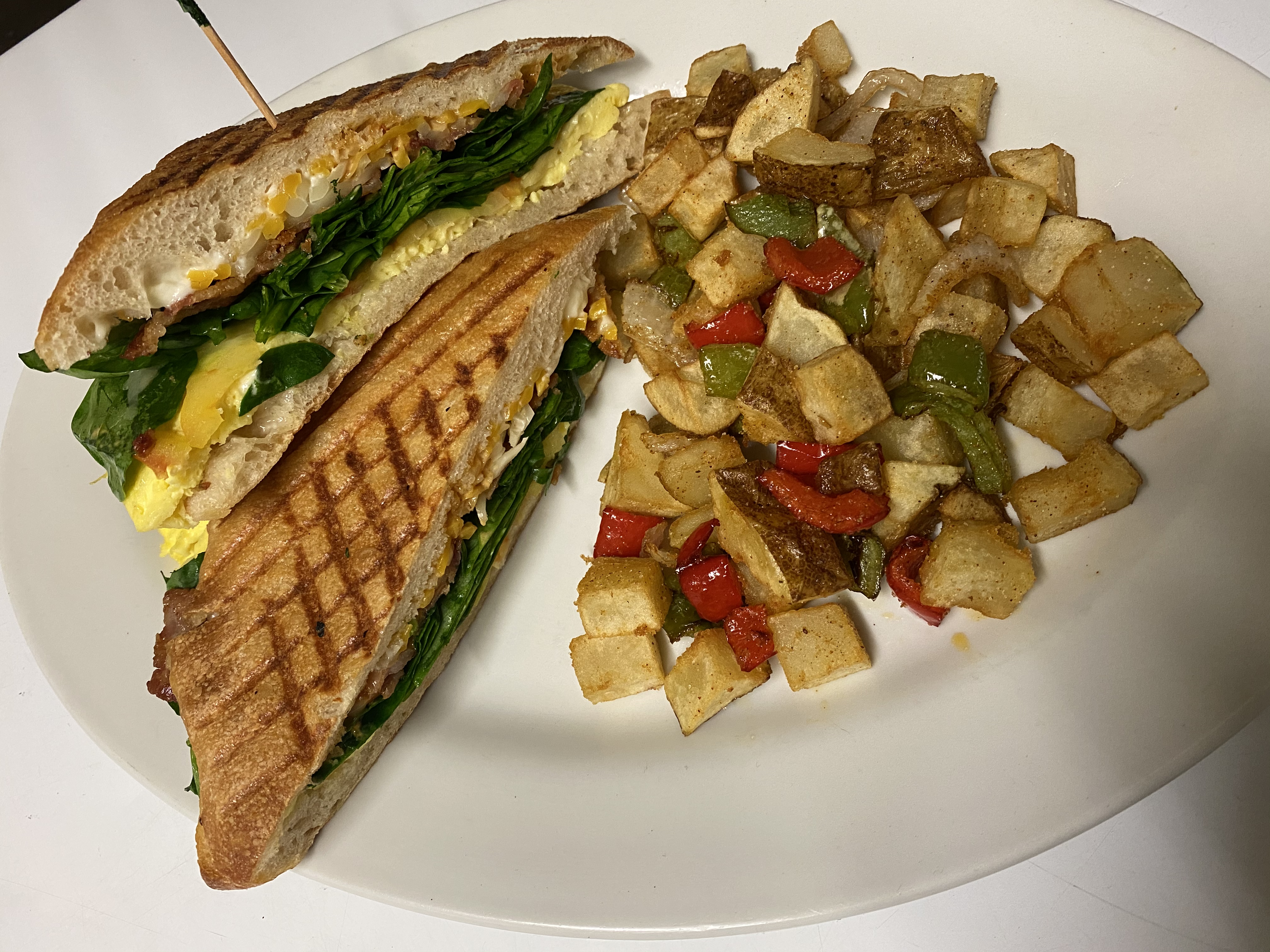 Order Breakfast panini food online from Monte Carlo Cafe store, Los Angeles on bringmethat.com