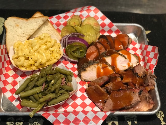 Order 3 Meat Plate with 2 Sides food online from Shorty Texas B-B-Q store, Seagoville on bringmethat.com
