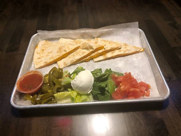 Order Cheese Quesadilla food online from Bench Warmers Sports Grill store, Stockbridge on bringmethat.com