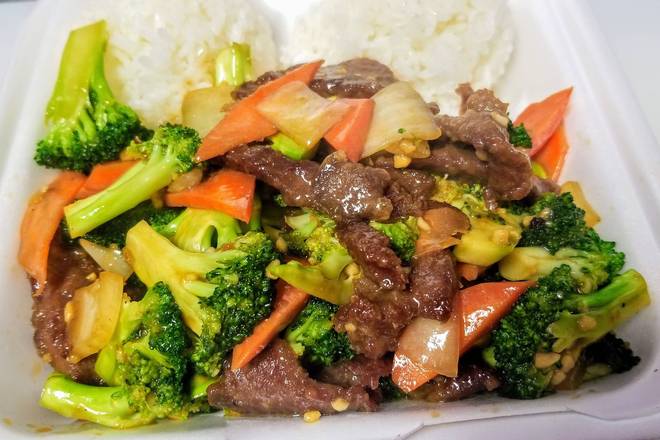 Order Ch.Teriyaki + Broccoli Beef food online from Koko Teriyaki store, Dupont on bringmethat.com
