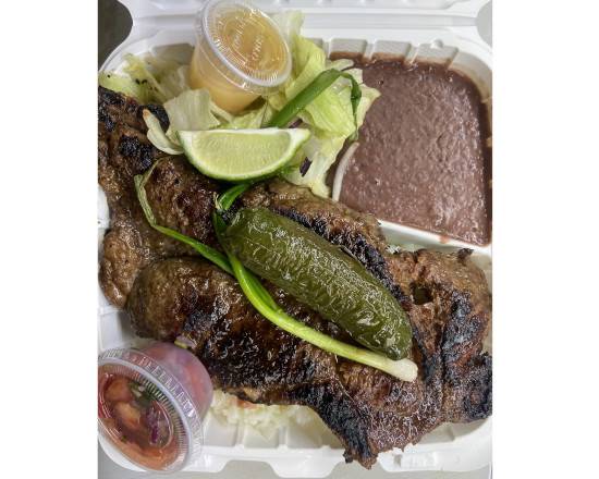 Order Carne Asada / Steak food online from Rio Dulce Restuarant store, Central Islip on bringmethat.com