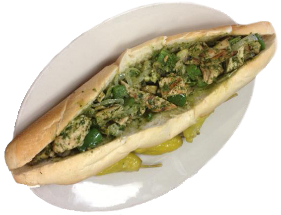 Order Chicken Pesto Sandwich food online from North End Pizza store, Los Angeles on bringmethat.com