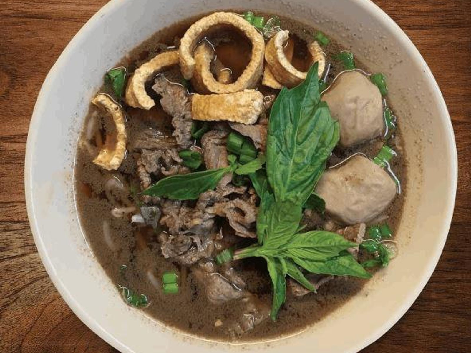 Order A. Guay Tiew Rua (boat noodles) food online from Meesen Thai Eatery store, Portland on bringmethat.com
