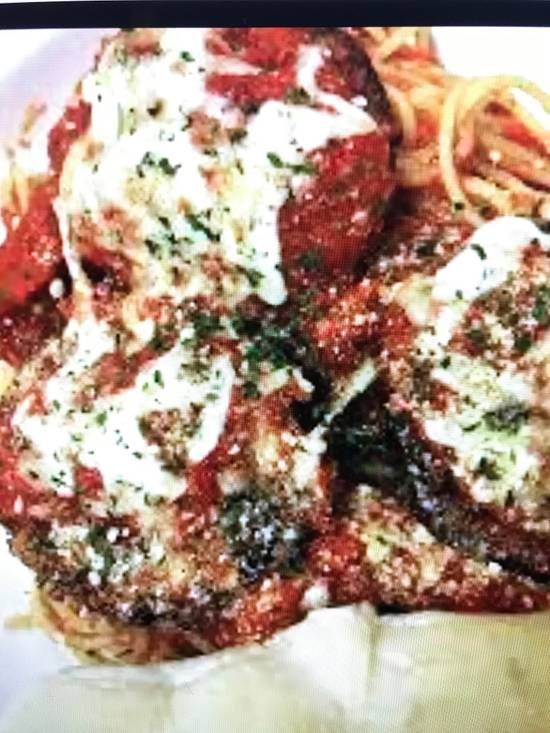 Order Eggplant Parm food online from Carsonies Restaurant store, Westerville on bringmethat.com
