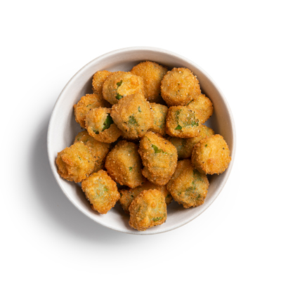 Order Fried Okra food online from Cowboy Chicken store, Oklahoma City on bringmethat.com