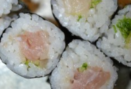 Order Yellowtail and Scallion food online from Sakana Japanese Sushi & Steak House store, Meridian on bringmethat.com