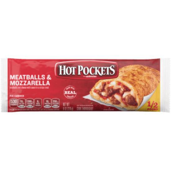 Order Hot Pockets Meatballs & Mozzarella food online from Huck'S Market store, French Lick on bringmethat.com