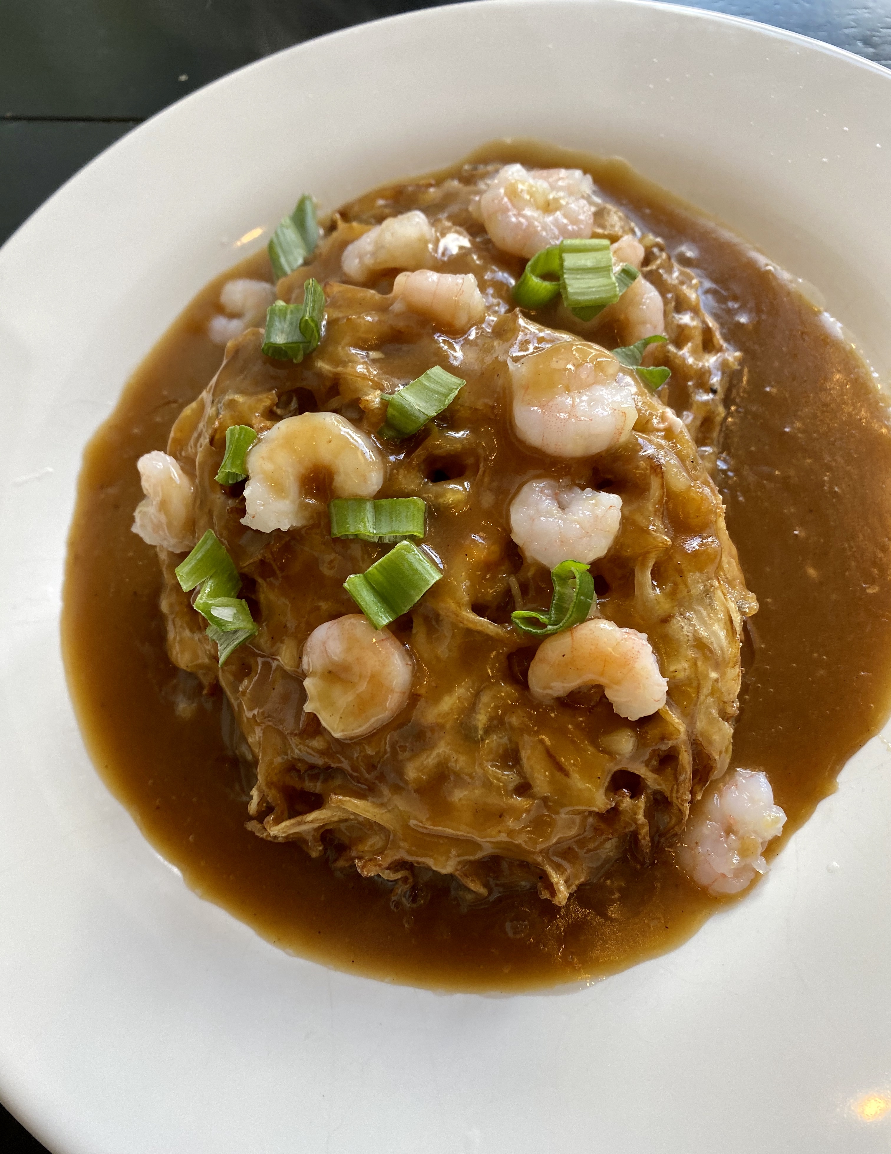 Order Shrimp Egg Foo Young food online from Hong Kong Delight IV store, Chicago on bringmethat.com