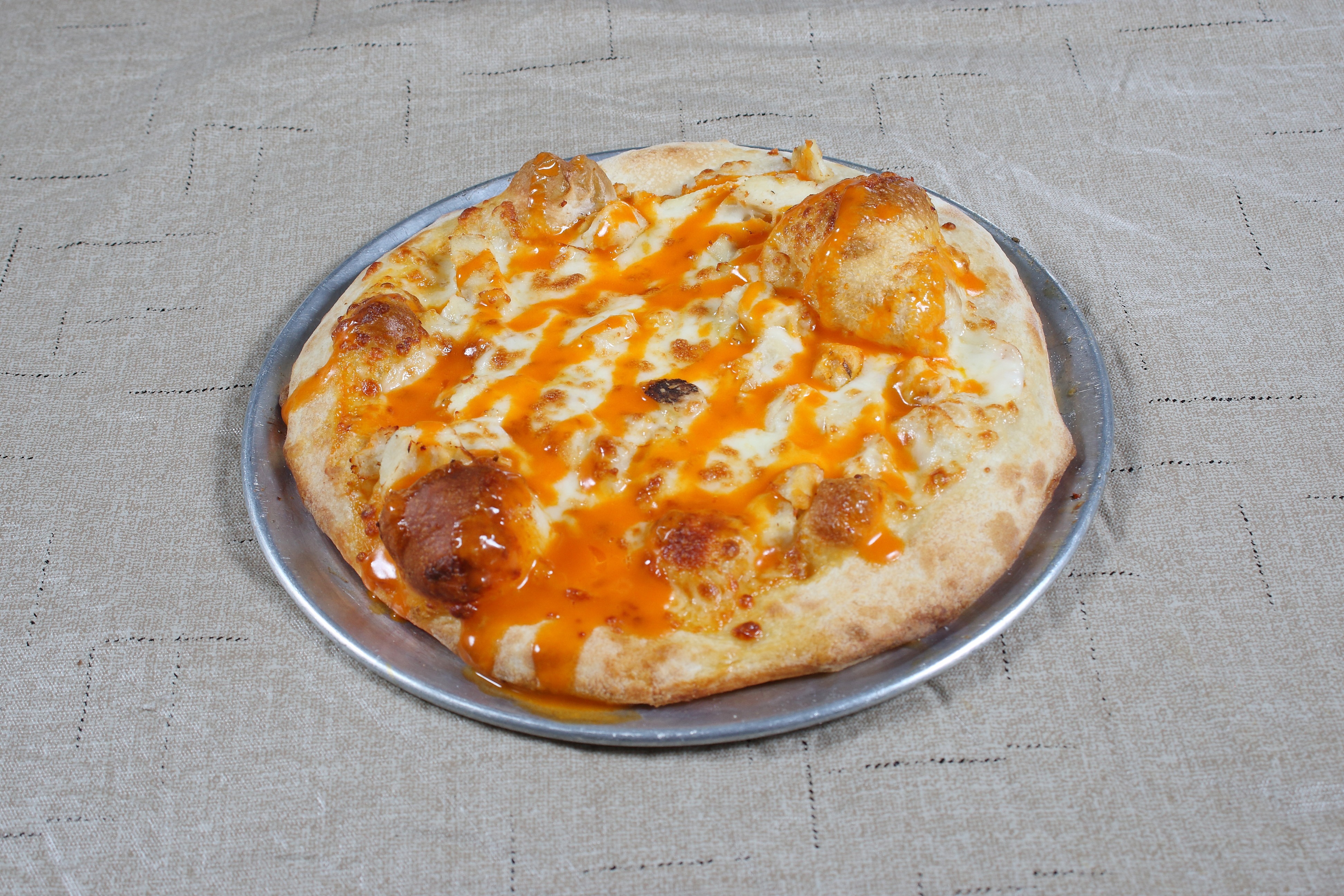 Order 14" Buffalo Chicken Pizza food online from Village Pizza store, Tega Cay on bringmethat.com