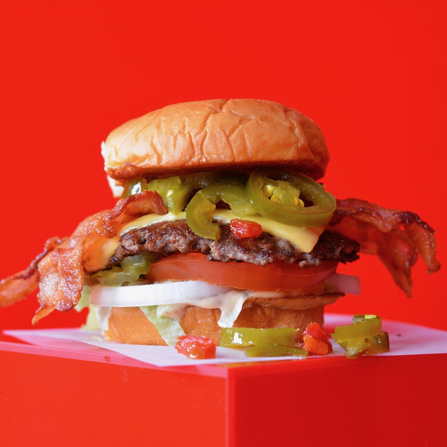 Order Super Smash Jalapeno Bacon Cheeseburger food online from Super Smash Burgers store, Roswell on bringmethat.com